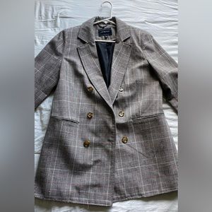 🔥Lucky Brand Plaid Long Blazer🔥
